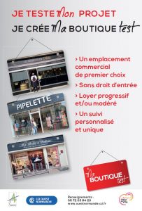 Affiche Ma boutique test 2022