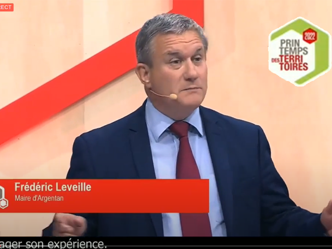 Intervention de Frédéric Leveillé lors du Printemps des Territoires 2022.