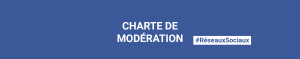 Bandeau Charte de modération et d'utilisation des réseaux sociaux