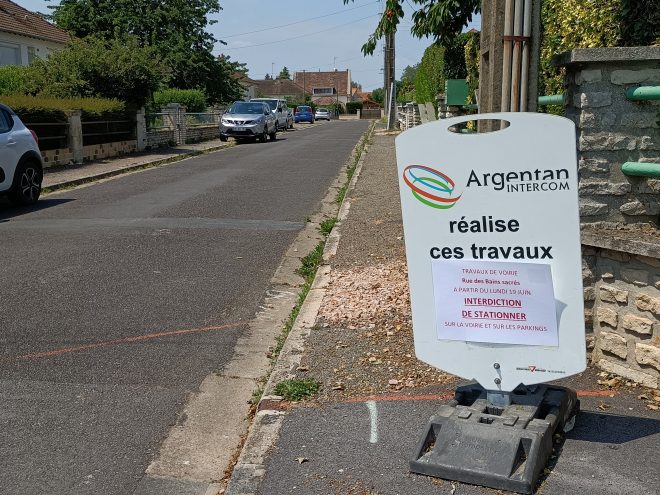 Travaux rue des bains sacrés