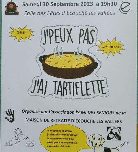 Soirée Tartiflette EPHAD