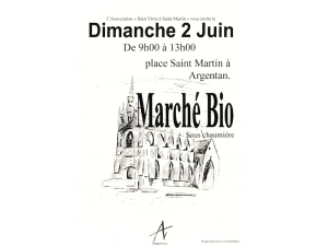 affiche marché bio