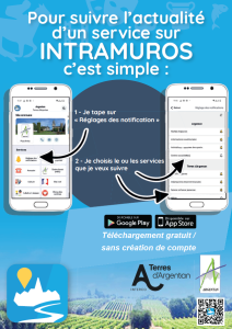 Abonnement aux notifications Intramuros