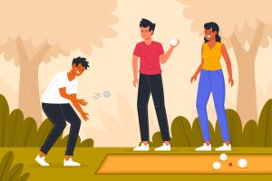Concours de pétanque à Ecouché