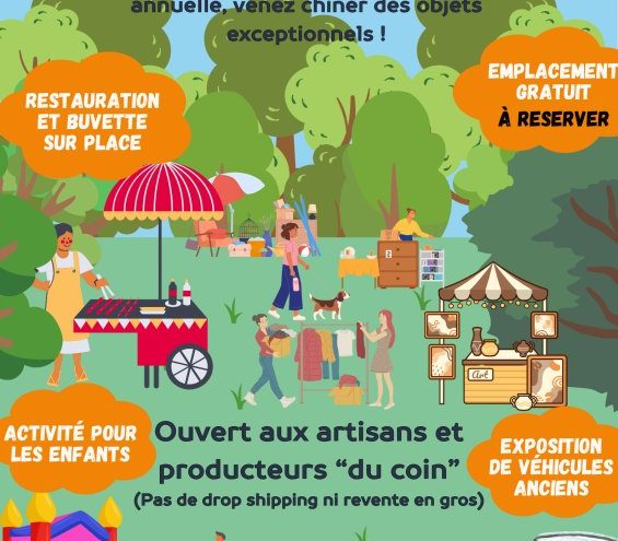 Affiche du vide grenier de RI