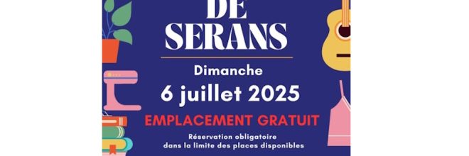Vide grenier sérans