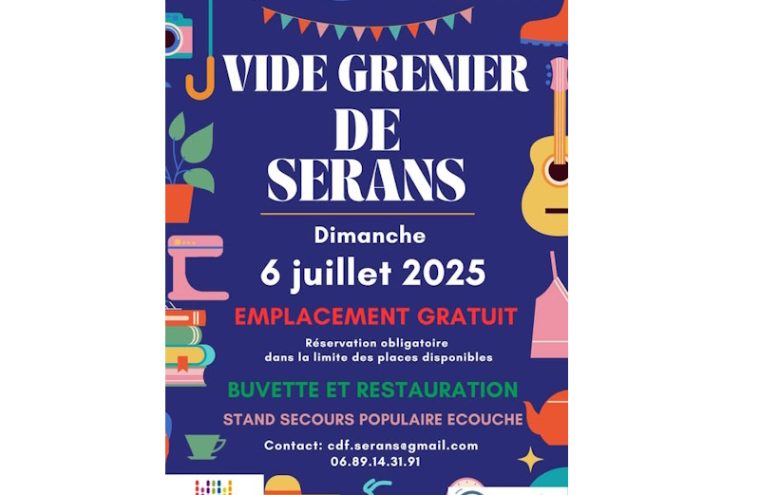 Vide grenier sérans