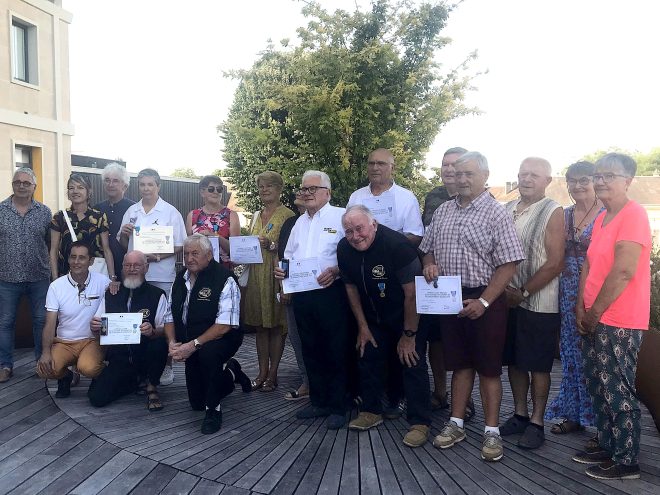 Remise de médailles