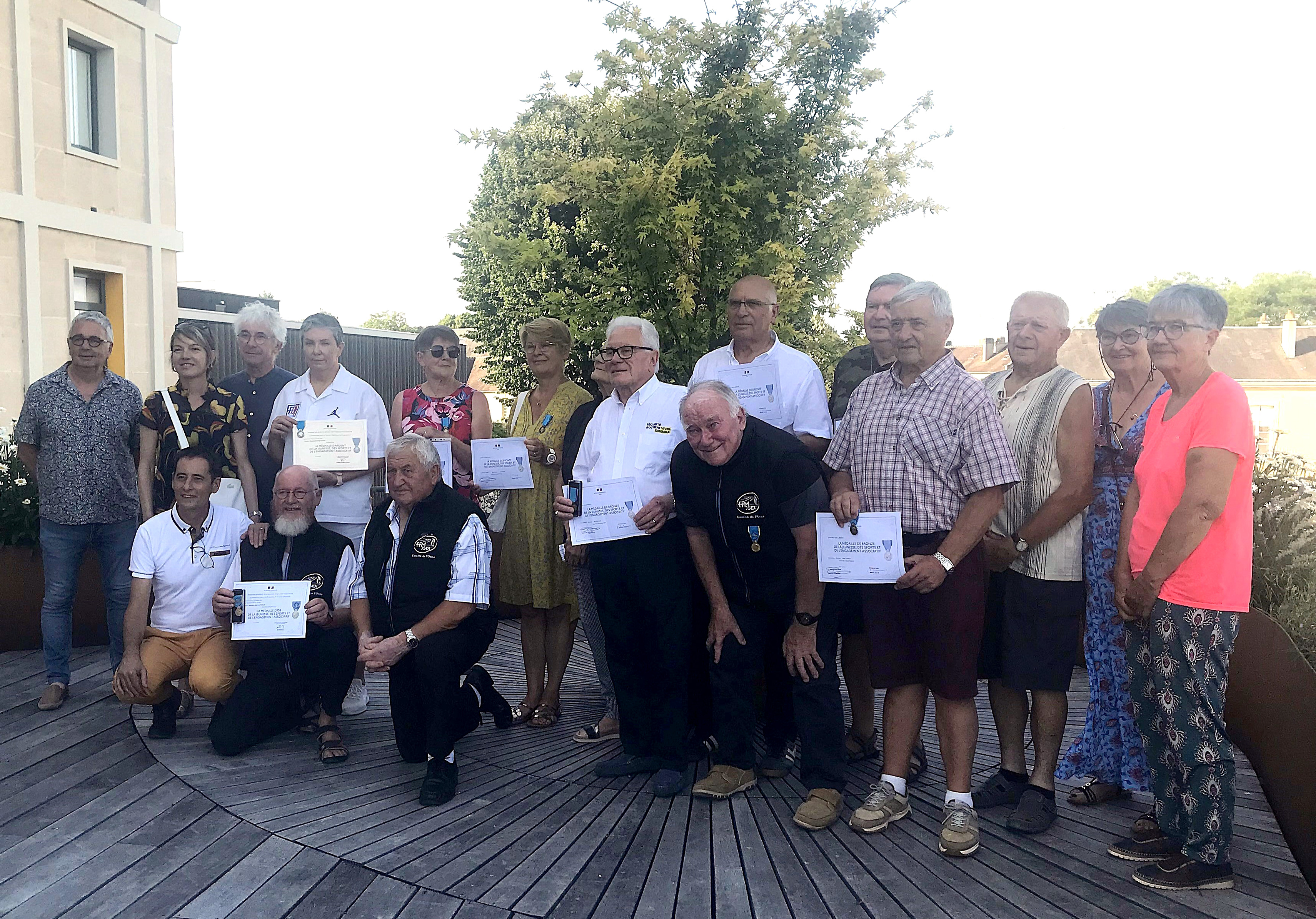 Remise de médailles