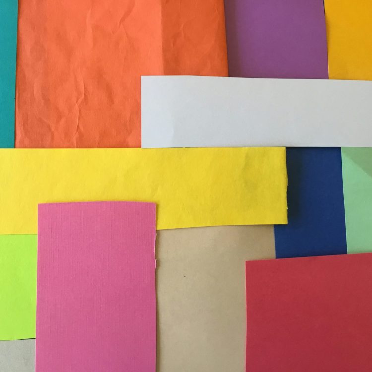 Papiers colorés