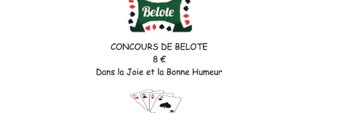 Concours belote Ecouché les Vallées Novembre 2025 6-8