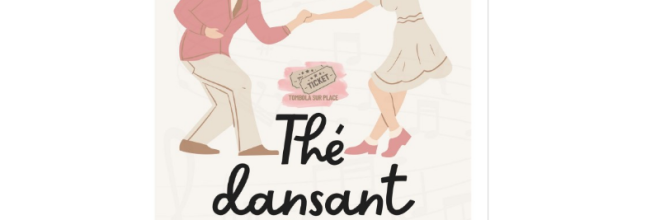 Affiche thé dansant Boucé 28 mars 2026 6-8