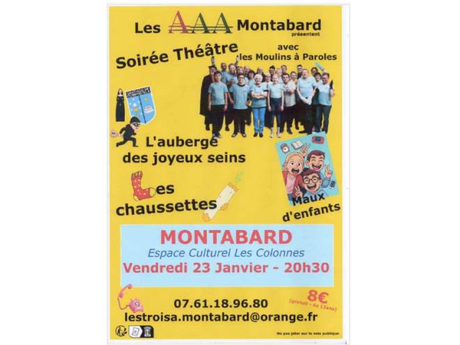 Soirée Théâtre Montabard Janvier 2026 6-8