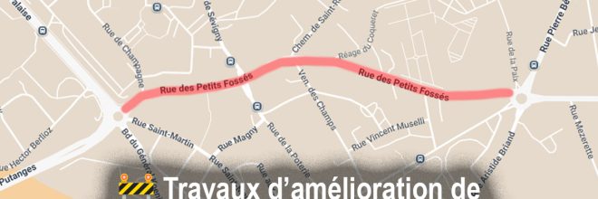 Travaux rue des petits fossés