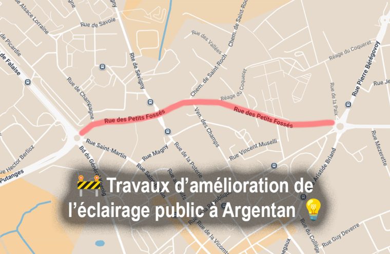 Travaux rue des petits fossés