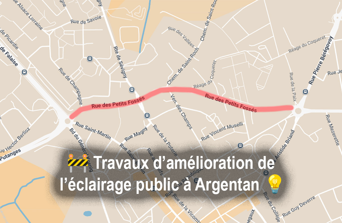 Travaux rue des petits fossés