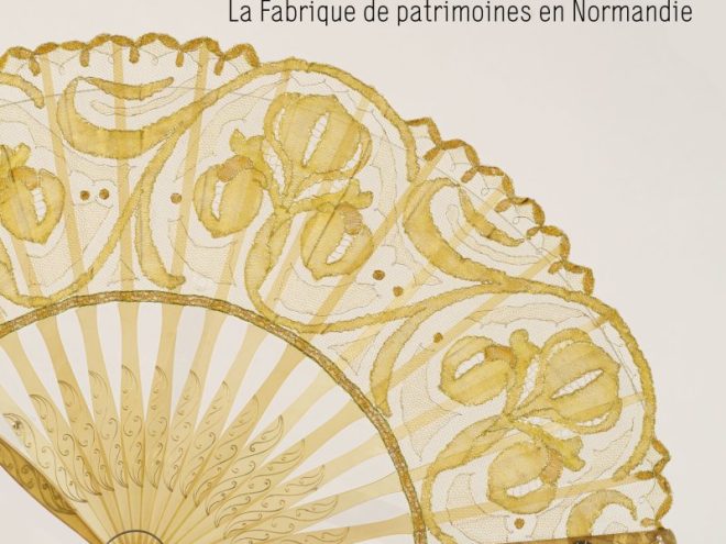 Eventail en dentelle polychrome, Felix Aubert