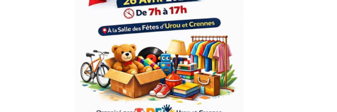 Vide-grenier APE Urou-et-Crennes 6-8