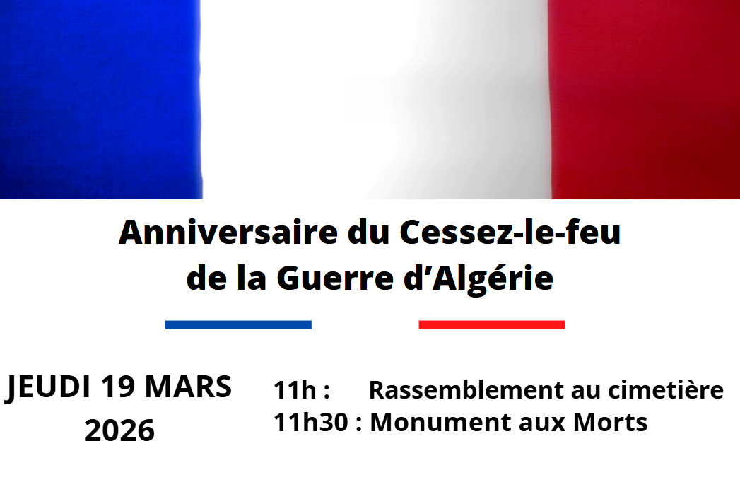 Anniversaire du Cessez-le-feu de la Guerre d’Algérie