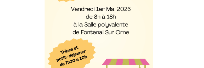 Vide-grenier Fontenai-sur-Orne 6-8