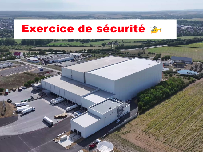Exercice de sécurité avec la gendarmerie dans l’entreprise NewCold
